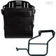 Unitgarage / ユニットガレージ Carrying system in aluminum with adjustable leather front, Quick Release System and frame, Black/Black | U085+U000+3600SX-Black-Black