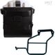 Unitgarage / ユニットガレージ Carrying system in aluminum with adjustable leather front, Quick Release System and frame, Black/Silver | U085+U000+3600SX-Black-Silver