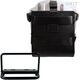Unitgarage / ユニットガレージ Carrying system in aluminum with adjustable leather front, Quick Release System and frame, Black/Silver | U085+U000+3800-Black-Silver