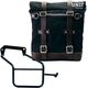 Unitgarage / ユニットガレージ Canvas Side Pannier Scram 22L-30L + Right Subframe Aprilia Tuareg 660, Black/Brown | U201+3600DX-Black-Brown