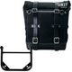 Unitgarage / ユニットガレージ Waxed suede side pannier Scram 22L-30L + Universal frame, JetBlack | U202+1006-JetBlack