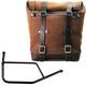 Unitgarage / ユニットガレージ Waxed suede side pannier Scram 22L-30L + Subframe R 1200 R, ColoradoBrown | U202+1421-ColoradoBrown