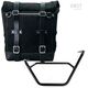 Unitgarage / ユニットガレージ Waxed suede side pannier Scram 22L-30L + Left subframe R1200 GS LC, JetBlack | U202+1901SX-JetBlack