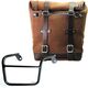 Unitgarage / ユニットガレージ Waxed suede side pannier Scram 22L-30L + Right Subframe Mash, ColoradoBrown | U202+2600DX-ColoradoBrown