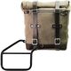 Unitgarage / ユニットガレージ Waxed suede side pannier Scram 22L-30L + Right Subframe Triumph Trident 660, MossGrey | U202+3500DX-MossGrey