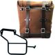 Unitgarage / ユニットガレージ Waxed suede side pannier Scram 22L-30L + Right Subframe Aprilia Tuareg 660, ColoradoBrown | U202+3600DX-ColoradoBrown