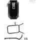 Unitgarage / ユニットガレージ Aluminium Pannier Atlas 40L with Right Inox Subframe NineT-Series, Black Panniers + Black Frames | AL1_BL+1687-Black-Panniers+Black-Frames