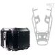 Unitgarage / ユニットガレージ Atlas 36L Aluminum Top Case + Rear luggage rack with passenger grip, Silver | AL4_BL+2033-Silver