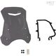 Unit Garage Windshield with GPS support for Triumph Street series, Dark smoke | 3141-Dark-smoke