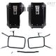 Unitgarage / ユニットガレージ Pair of aluminium Panniers Atlas 47L+41L with Inox Subframe NineT-Series, Black Panniers + Black Frames | AL2C_BL+1641-Black-Panniers+Black-Frames