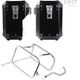 Unitgarage / ユニットガレージ Pair of aluminium Panniers Atlas 47L+41L with Triumph 1200 XC & XE frame, Black Panniers + Silver Frames | AL2C_BL+3106-Black-Panniers+Silver-Frames
