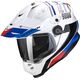 Scorpion / スコーピオン Adf-9000 Air Desert Helmet White Blue Red XS | 184-426-236-02