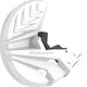 POLISPORT DISC AND BOTTOM FORK PROTECTION WHITE | 8151100002