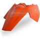 POLISPORT REAR FENDER W/SIDE PANELS ORANGE | 8563900001