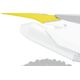 POLISPORT REAR FENDER YELLOW | 8554600001
