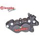 Brembo / ブレンボ 右 フロントブレーキキャリパー ブラックチタニウム RED LOGO ITA FLAG P4-40C | 20516548