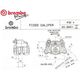 Brembo / ブレンボ 左 リアブレーキキャリパー ゴールドシリーズ P32G | 20B85120