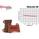 Brembo / ブレンボ リアブレーキパッドセット ARCTIC CAT 2X4 (MAN. HAND BRAKE) 250 1999 + | 07GR55SD