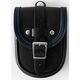 Ends Cuoio / エンズクオイオ バッグ 2018-new Softail ソフィテル Standard, Street Bob and Breakout スマートタンクバッグ - ブラックレザー - ブルーステッチ | SBSFT18.N.CTBL