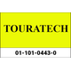 TOURATECH / ツアラテック リムステッカーセット【レッド】　　17＋21インチ　made for adventure　 | 01-101-0443-0