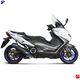 Termignoni / テルミニョーニ Complete exhaust HOMOLOGATED Black Edition titanium black for Tmax 560 2020-2022 | Y12508000BNC