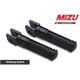 Mizu レーシングフットペグ ABE認可品 ブラック/ブラック | 409SS1110008