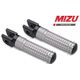 Mizu レーシングフットペグ ABE認可品 ブラック/シルバー | 409ST1110002