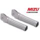 Mizu レーシングフットペグ ABE認可品 シルバー/シルバー | 409TT1110020