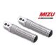 Mizu レーシング パッセンジャーフットペグ ABE認可品 シルバー/シルバー | 409TT1120025