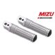 Mizu レーシング パッセンジャーフットペグ ABE認可品 シルバー/シルバー | 409TT1120044