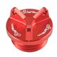 LighTech / ライテック Oil Filler Cap M24x2, Color: Red | OIL007ROS