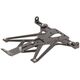LighTech / ライテック License plate support with retroreflector and indicators brackets included (For Italy-Germany-Sloven, Color: Black | TAR014NER