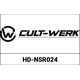CULT-WERK / カルト・ベルグ HARLEY NIGHTSTER - Turn signal mounting plates rear (BJ. from 2022) | HD-NSR024