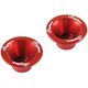 LighTech / ライテック Kit Anodized Cone Ø8 For Handlebar Balancers (Couple), Color: Red | RKTM204ROS