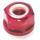 LighTech / ライテック Ergal Self Locking Nut M10 X 1,25 H=10, Color: Red | 0012M10125ROS