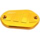 LighTech / ライテック Clutch/Brake Pump Reservoir Cover, Color: Gold | FBC26ORO
