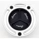 LighTech / ライテック Fuel Tank Cap with Spin Locking, Color: Black-Silver | TF18N/S