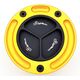 LighTech / ライテック Fuel Tank Cap with Spin Locking, Color: Black-Gold | TF21N/O