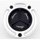 LighTech / ライテック Fuel Tank Cap with Spin Locking, Color: Black-Silver | TF23N/S
