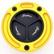 LighTech / ライテック Fuel Tank Cap with Spin Locking, Color: Black-Gold | TF24N/O