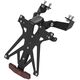 LighTech / ライテック Adjustable License Plate Holder Kit | KTARMV105B2