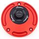 LighTech / ライテック Fuel Tank Cap With Rapid Locking, Color: Black-Red | TR23N/R
