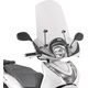Givi / ジビ ウインドスクリーン クリア 51x66 cm Honda SH Mode 125 (21-22) | 1193A