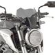 GIVI / ジビ Screen for Honda CBR 125 R 18-, CB 300 R, color smoke, dim. HxW 21x28 cm, fitting kit included | A1164