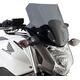 GIVI / ジビ Screen for Honda NC700S, NC750S, color light smoke, dim. HxW 31x36 cm, 6,5 cm higher than oe | D1112S