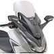 GIVI / ジビ Windscreen D1187ST for Honda Forza 125 21-, Forza 350, dim. HxL 58x47 cm, color Clear, fits oe headlight fairing | D1187ST
