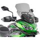 GIVI / ジビ Windscreen for Kawasaki Versys 650 22- color light smoke, dim. HxW 48x42 cm | D4132S