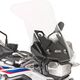 GIVI / ジビ Windscreen for BMW F 750 GS, F 850 GS, dim. HxW 54,5x49cm, 27cm higher than oe screen | D5127ST