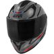 GIVI / ジビ Full face helmet 50.8 MACH1 Matte Grey/Black/Red, Size 54/XS | H508FMHGR54
