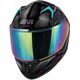 GIVI / ジビ Full face helmet 50.9 ENIGMA Black/Titanium/Pink, Size 56/S | H509FNGBP56